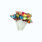 18Pcs Colorful Artificial Butterflies